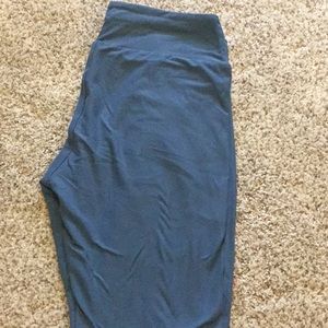 LaLaRoe blue leggings